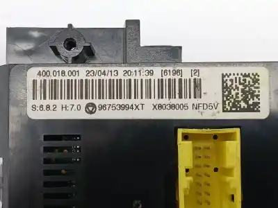 Peça sobressalente para automóvel em segunda mão comando de sofagem (chauffage / ar condicionado) por citroen c3 collection referências oem iam 96753994xt  