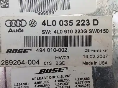 Автозапчасти б/у электронный модуль за audi q7 (4lb) 3.0 tdi quattro ссылки oem iam 4l0035223e 4l0910223g 