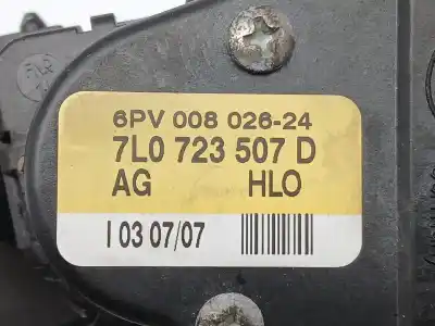 Автозапчастина б/у педальний потенціометр для audi q7 (4lb) 3.0 tdi quattro посилання на oem iam 7l0723507d 6pv00802624 
