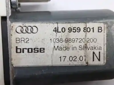 Автозапчасти б/у мотор переднего левого стекла за audi q7 (4lb) 3.0 tdi quattro ссылки oem iam 4l0959801b  