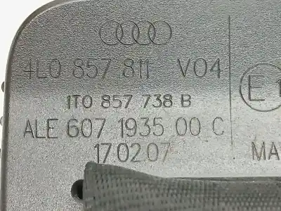 Автозапчастина б/у задній правий ремін безпеки для audi q7 (4lb) 3.0 tdi quattro посилання на oem iam 4l0857811v04 1t0857738b 
