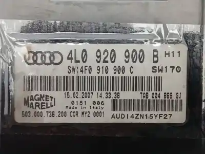 Second-hand car spare part dashboard for audi q7 (4lb) 3.0 tdi quattro oem iam references 4l0920900b 4f0910900c 