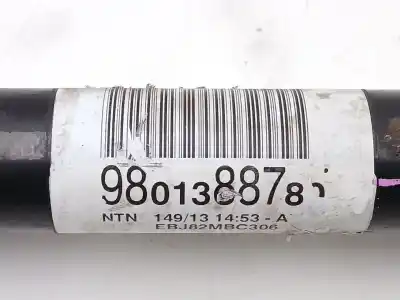 Peça sobressalente para automóvel em segunda mão transmissão dianteira direita por citroen c3 collection referências oem iam 9801388780  