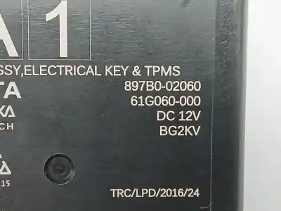 Second-hand car spare part electronic module for toyota corolla fastback (_e21_) 1.8 hybrid (zwe211) oem iam references 897b002060 61g060000 