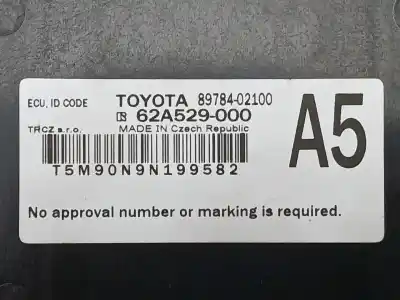 Second-hand car spare part electronic module for toyota corolla fastback (_e21_) 1.8 hybrid (zwe211) oem iam references 8978402100 62a529000 
