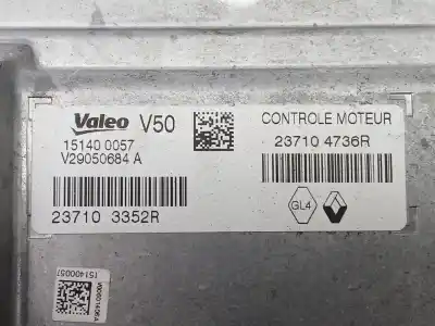 Second-hand car spare part ecu engine control for renault captur dynamique oem iam references 237104736r 237103352r 