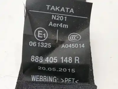 Автозапчасти б/у задний левый ремень безопасности за renault captur dynamique ссылки oem iam 888405148r  