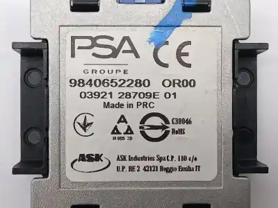 Second-hand car spare part electronic module for citroen berlingo (er_, ec_) 1.5 bluehdi 100 oem iam references 9840652280  