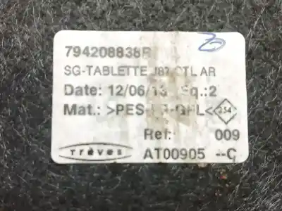 Автозапчастина б/у задній лоток для renault captur i (j5_, h5_) 0.9 tce 90 посилання на oem iam 794208838r  