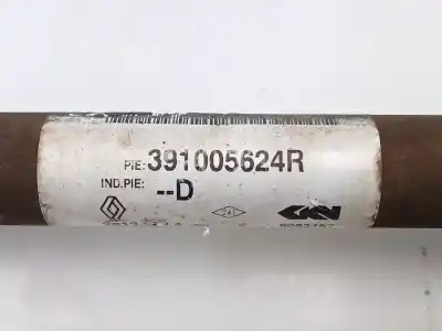 Pezzo di ricambio per auto di seconda mano trasmissione anteriore destra per renault captur i (j5_, h5_) 0.9 tce 90 riferimenti oem iam 391005624r  
