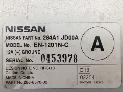 Second-hand car spare part electronic module for nissan qashqai / qashqai +2 i (j10, nj10, jj10e) 2.0 a las 4 ruedas oem iam references 284a1jd00a  
