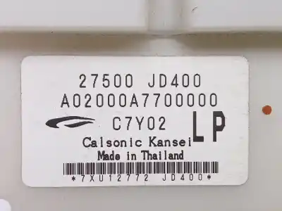 Pezzo di ricambio per auto di seconda mano controllo climatico per nissan qashqai / qashqai +2 i (j10, nj10, jj10e) 2.0 a las 4 ruedas riferimenti oem iam 27500jd400   Pezzo di ricambio per auto di seconda mano controllo climatico per nissan qashqai / qashqai +2 i (j10, nj10, jj10e) 2.0 a las 4 ruedas riferimenti oem iam 27500jd400
