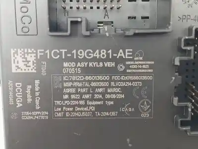 Автозапчасти б/у электронный модуль за ford grand c-max (dxa/cb7, dxa/ceu) 1.0 ecoboost ссылки oem iam f1ct19g481ae  