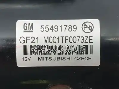 Автозапчастина б/у двигун запускається для opel mokka / mokka x (j13) 1.6 cdti (_76) посилання на oem iam 55491789 m001tf0073ze 