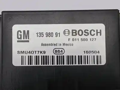 Автозапчастина б/у стійкість на нагревання для opel mokka / mokka x (j13) 1.6 cdti (_76) посилання на oem iam 13598091 f011500127 