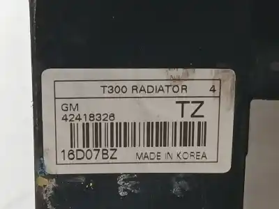 Pezzo di ricambio per auto di seconda mano radiatore d acqua per opel mokka / mokka x (j13) 1.6 cdti (_76) riferimenti oem iam 42418326  