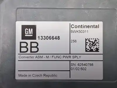 Peça sobressalente para automóvel em segunda mão módulo eletrônico por opel mokka / mokka x (j13) 1.6 cdti (_76) referências oem iam 13306648 5wk50311 