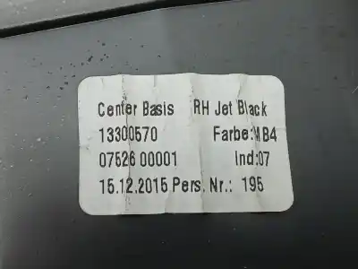 Автозапчасти б/у аэрационная решетка за opel astra k (b16) 1.6 turbo (68) ссылки oem iam 13300570  