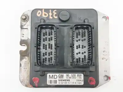 Pezzo di ricambio per auto di seconda mano centralina motore per opel astra g fastback (t98) 2.0 16v (f08, f48) riferimenti oem iam 90520859