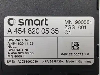 Автозапчастина б/у електронний модуль для smart forfour (454) 1.3 (454.031) посилання на oem iam a4548200535 a2c53062030 