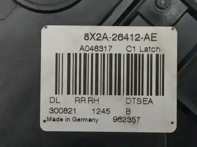 Автозапчастина б/у замок заднього правого дверя для jaguar xf i (x250) 3.0 d посилання на oem iam 8x2a26412ae  