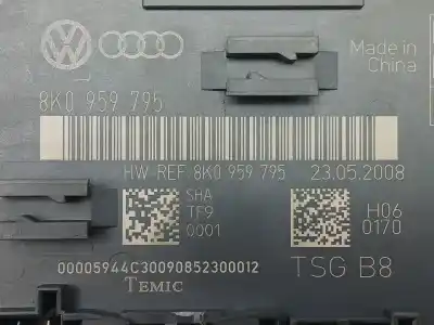 Автозапчастина б/у електронний модуль для audi a4 allroad b8 (8kh) 2.0 tdi quattro посилання на oem iam 8k0959795  
