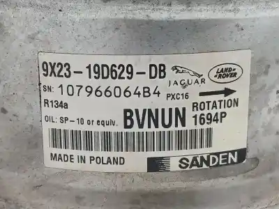 Автозапчасти б/у компрессор кондиционера воздуха за jaguar xf i (x250) 3.0 d ссылки oem iam 9x2319d629db  