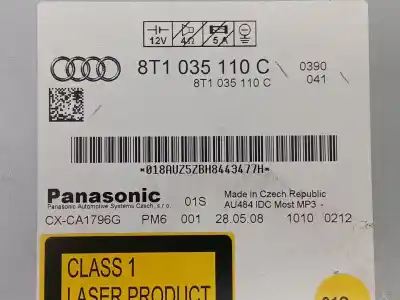 Автозапчасти б/у аудиосистема / радио cd за audi a4 allroad b8 (8kh) 2.0 tdi quattro ссылки oem iam 8t1035110c  