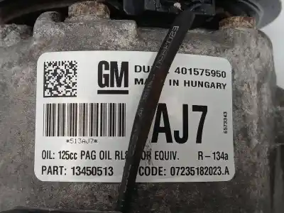 Автозапчасти б/у компрессор кондиционера воздуха за opel astra k (b16) 1.6 turbo (68) ссылки oem iam 13450513 401575950 