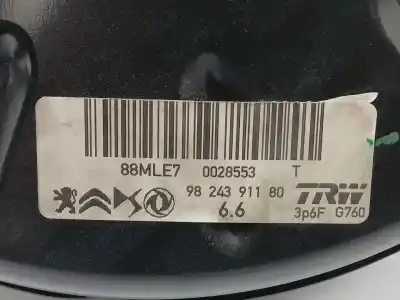 Pezzo di ricambio per auto di seconda mano servo freio per peugeot 208 ii (ub_, up_, uw_, uj_) 1.5 bluehdi 100 riferimenti oem iam 9824391180  