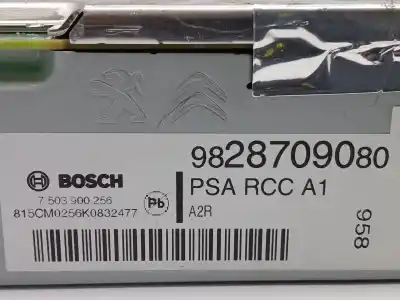 Second-hand car spare part audio system / radio cd for peugeot 208 ii (ub_, up_, uw_, uj_) 1.5 bluehdi 100 oem iam references 9828709080 7503900256 