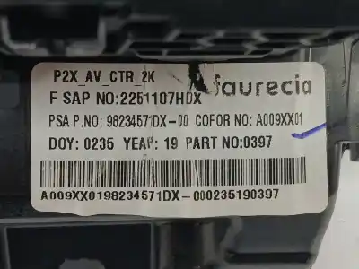 Автозапчастина б/у аераційна решіта для peugeot 208 ii (ub_, up_, uw_, uj_) 1.5 bluehdi 100 посилання на oem iam 98234571dx  
