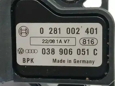 Автозапчасти б/у датчик давления за audi a4 allroad b8 (8kh) 2.0 tdi quattro ссылки oem iam 038906051c 0281002401 