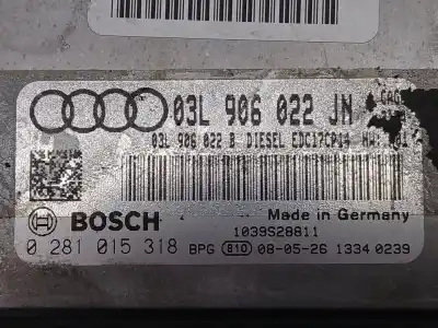 Автозапчасти б/у блок управления двигателем за audi a4 allroad b8 (8kh) 2.0 tdi quattro ссылки oem iam 03l906022jn 03l906022b 0281015318