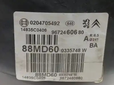 Peça sobressalente para automóvel em segunda mão servo freio por citroen c3 collection referências oem iam 9672460680 0204705492 