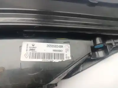 Автозапчастина б/у внутрішній лівий задній ліхар для renault megane iv fastback (b9a/m/n_) 1.5 dci 90 (b9a1) посилання на oem iam 265550248r  