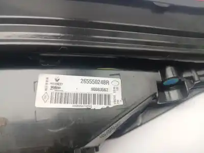 Автозапчастина б/у внутрішній лівий задній ліхар для renault megane iv fastback (b9a/m/n_) 1.5 dci 90 (b9a1) посилання на oem iam 265550248r  