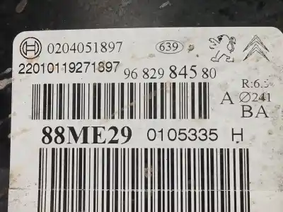 Peça sobressalente para automóvel em segunda mão servo freio por citroen c3 ii (sc_) 1.4 hdi 70 (sc8hzc, sc8hr0, sc8hp4) referências oem iam 9682984580 0204051897 