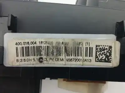 Peça sobressalente para automóvel em segunda mão comando de sofagem (chauffage / ar condicionado) por citroen c3 ii (sc_) 1.4 hdi 70 (sc8hzc, sc8hr0, sc8hp4) referências oem iam 400018004  