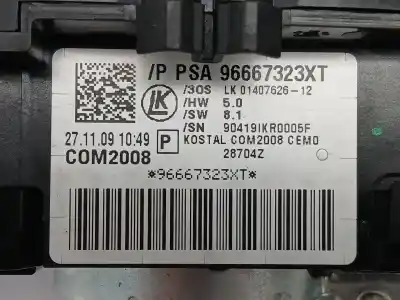 Pezzo di ricambio per auto di seconda mano comando multifunzione per citroen c3 ii (sc_) 1.4 hdi 70 (sc8hzc, sc8hr0, sc8hp4) riferimenti oem iam 96667323xt  