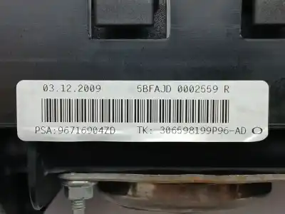 Автозапчастина б/у комплект подушки безпеки для citroen c3 ii (sc_) 1.4 hdi 70 (sc8hzc, sc8hr0, sc8hp4) посилання на oem iam 9673657980 618300300 96710277zd