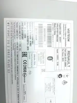 Автозапчасти б/у аудиосистема / радио cd за renault megane iv fastback (b9a/m/n_) 1.5 dci 90 (b9a1) ссылки oem iam 281153096r  