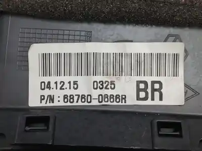 Автозапчасти б/у аэрационная решетка за renault megane iv fastback (b9a/m/n_) 1.5 dci 90 (b9a1) ссылки oem iam 687600666r  