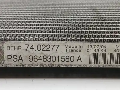 Автозапчасти б/у конденсатор / радиатор кондиционера воздуха за peugeot 206 fastback (2a/c) 1.6 hdi 110 ссылки oem iam 9648301580 7402277 