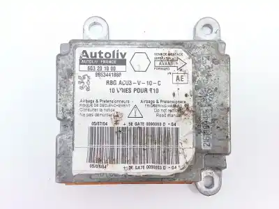 Автозапчастина б/у блок управління подушками безпеки для PEUGEOT 206 FASTBACK (2A/C) 1.6 HDI 110 Посилання на OEM IAM 9653441880 603201000 