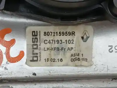 Автозапчасти б/у регулятор стекла переднего левого за renault megane iv fastback (b9a/m/n_) 1.5 dci 90 (b9a1) ссылки oem iam 807215959r 430106f0 