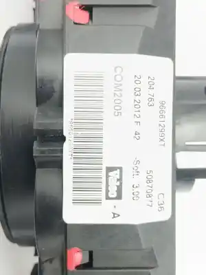 Second-hand car spare part headlights switch for peugeot 207/207+ (wa_, wc_) 1.4 hdi oem iam references 96661299xt  