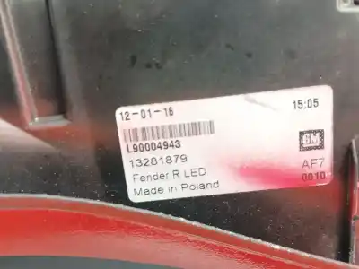 Автозапчасти б/у правый задний фонарь за opel astra k (b16) 1.6 turbo (68) ссылки oem iam 13281879  
