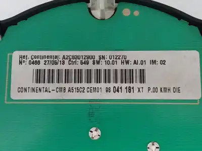 Peça sobressalente para automóvel em segunda mão quadrante por citroen c3 collection referências oem iam 98041181xt a2c83012900 