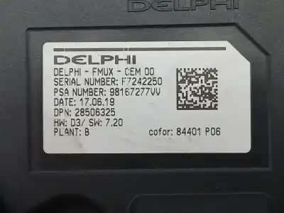Pezzo di ricambio per auto di seconda mano comando multifunzione per citroen c4 picasso ii 1.6 bluehdi 120 riferimenti oem iam 98167277vv 9814247280 